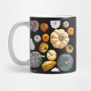 Pumpkin Tile 1 (Dark Green) Mug